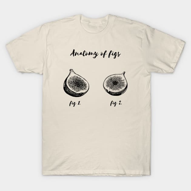 Anatomy of Figs T-Shirt by Stupiditee